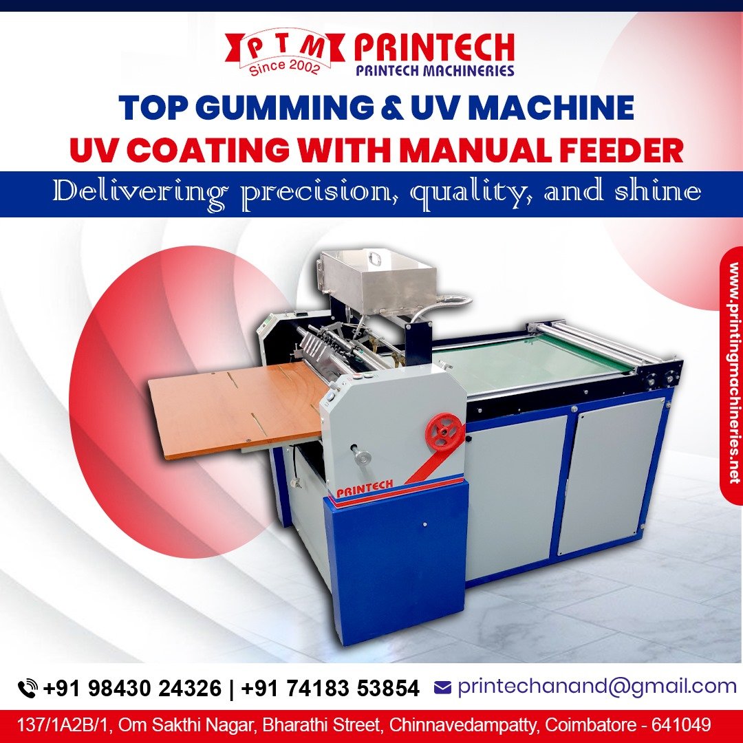 UV and Aqua Coating Machine Manufacturer in Coimbatore UV and Aqua Coating Machine Manufacturer in Coimbatore