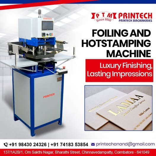 Hot Foil and Stamping Machine Manufacturers in India
