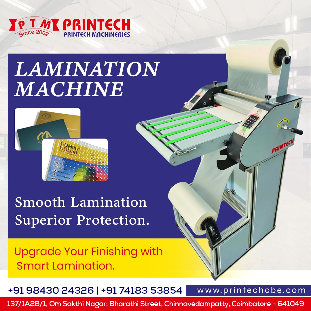Thermal Lamination Machine Manufacturers in India