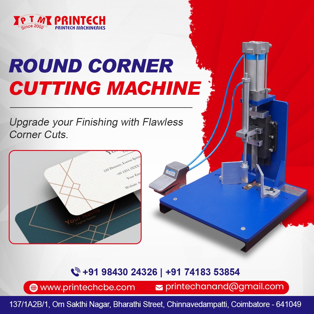 Round Corner Cutting Machine Manufacturers in India